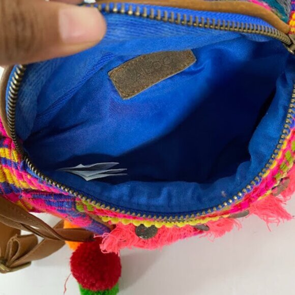 ALDO Handmade Women's Boho Woven Waist Bag Fanny Pack Medium - Picture 8 of 10